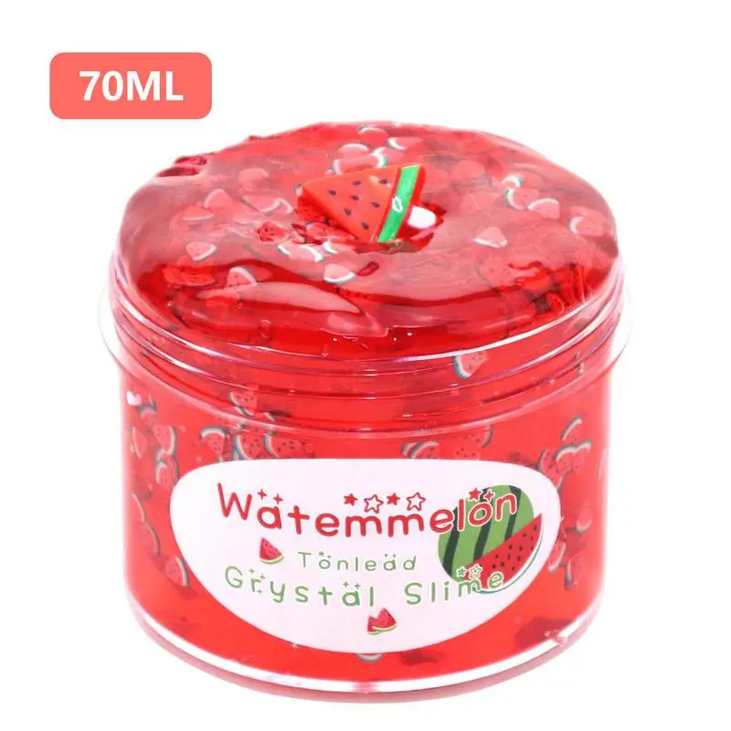 100ML Clear Slime For Kids Scented Crystal Fluffy Stretchy Soft Putty Stress Relief Toys Fake Candy Birthday Gifts Party Favors
100ML Clear Slime For Kids Scented Crystal Fluffy Stretchy Soft Putty Stress Relief Toys Fake Candy Birthday Gifts Party Favors