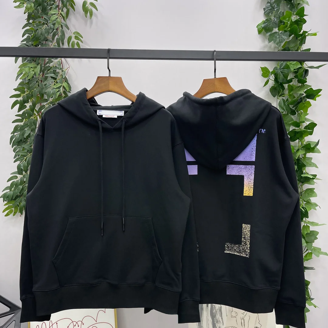 Autumn/winter men's and women's high quality color gradient HD print zipper hoodie + pullover
Autumn/winter men's and women's high quality color gradient HD print zipper hoodie + pullover