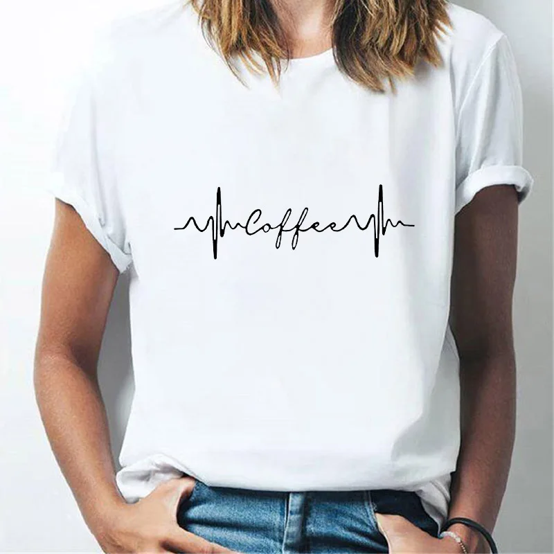 Coffee Letter cute print Kawaii Tops 2021 Women Casual Harajuku Fashion T-shirt Simple Tee Women Casual Beautiful Tshirt
Coffee Letter cute print Kawaii Tops 2021 Women Casual Harajuku Fashion T-shirt Simple Tee Women Casual Beautiful Tshirt