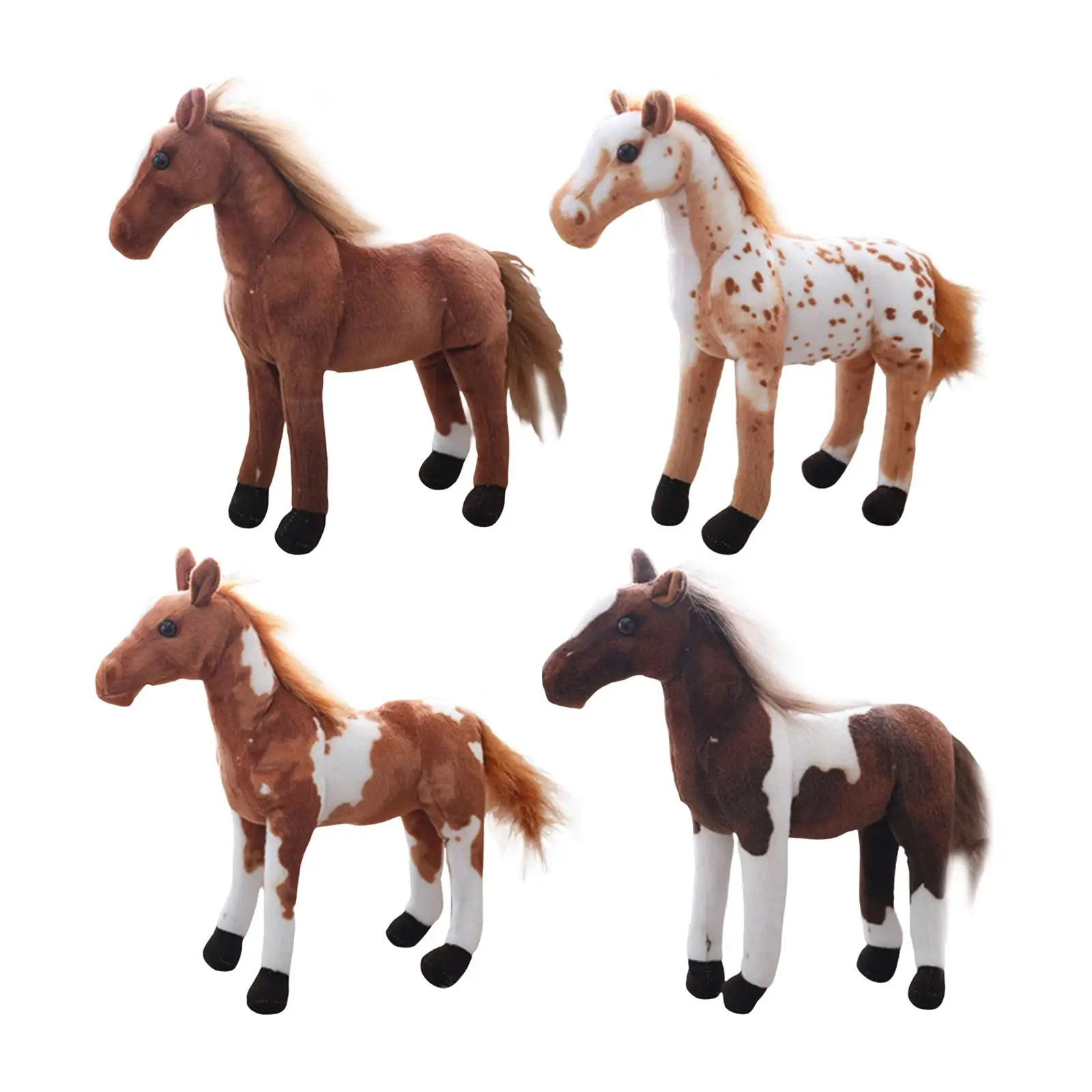 Animal Plush Padding Simulation Horse Figurine Toys Small Horse Figurine for Adults
Animal Plush Padding Simulation Horse Figurine Toys Small Horse Figurine for Adults
