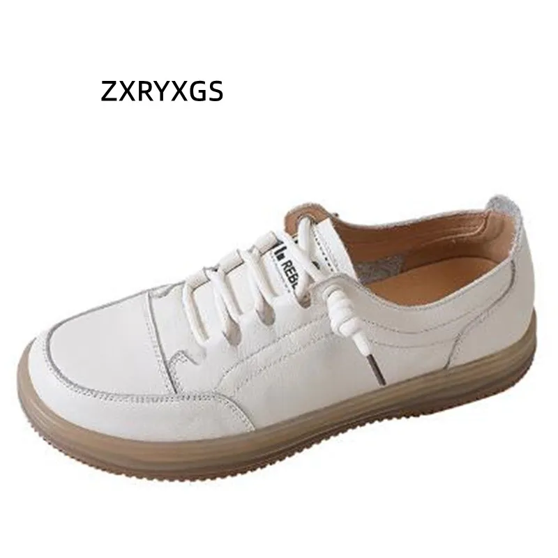 ZXRYXGS High Quality Cowhide White Sneakers Flat Shoes 2022 New Autumn Real Leather Sneakers White Casual Shoes Woman Flats
ZXRYXGS High Quality Cowhide White Sneakers Flat Shoes 2022 New Autumn Real Leather Sneakers White Casual Shoes Woman Flats