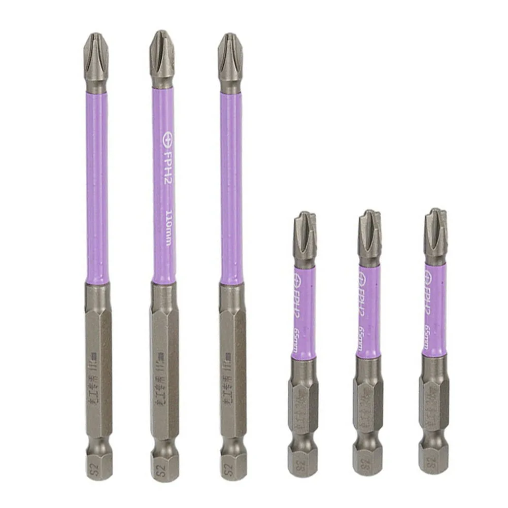 6 Pcs Magnetic Screwdriver Bit 65/110mm FPH2 Slotted Cross Head For Electrician Special Socket Switch Repairing Power Tools
6 Pcs Magnetic Screwdriver Bit 65/110mm FPH2 Slotted Cross Head For Electrician Special Socket Switch Repairing Power Tools