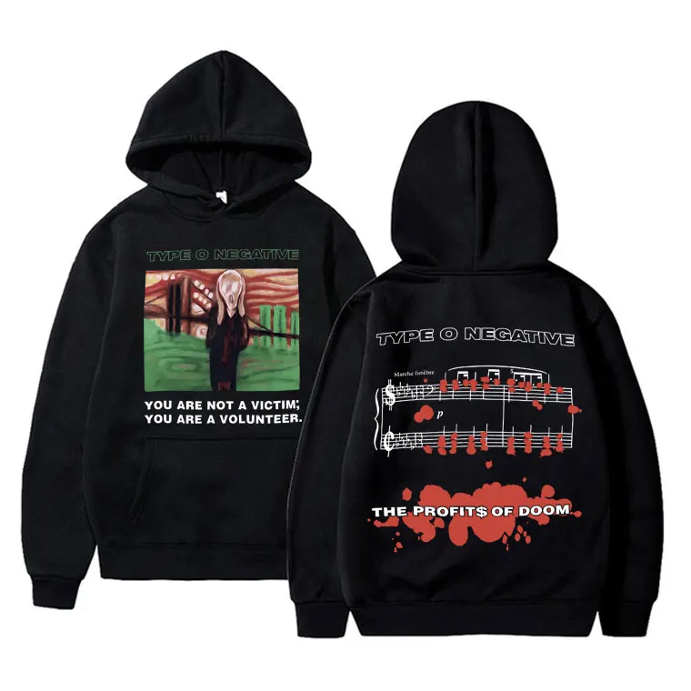 2000 Type O Negative You Are Not A Victim Printed Hoodie Men Vintage Rock Sweatshirt Type O Negative The Profit of Doom Hoodies
2000 Type O Negative You Are Not A Victim Printed Hoodie Men Vintage Rock Sweatshirt Type O Negative The Profit of Doom Hoodies