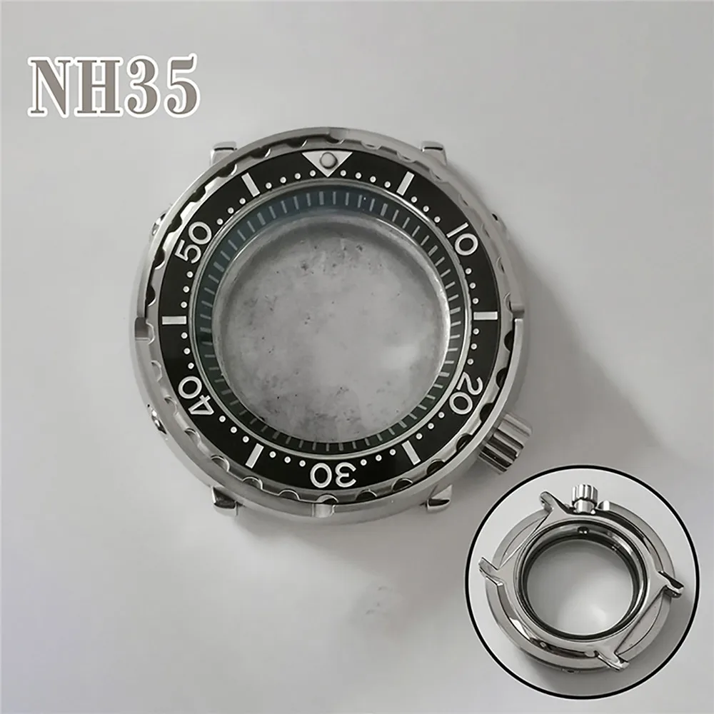 Чехол для часов NH35/NH36, Модный чехол из минерального стекла и нержавеющей стали с черным внутренним оттенком, 45 мм
Чехол для часов NH35/NH36, Модный чехол из минерального стекла и нержавеющей стали с черным внутренним оттенком, 45 мм