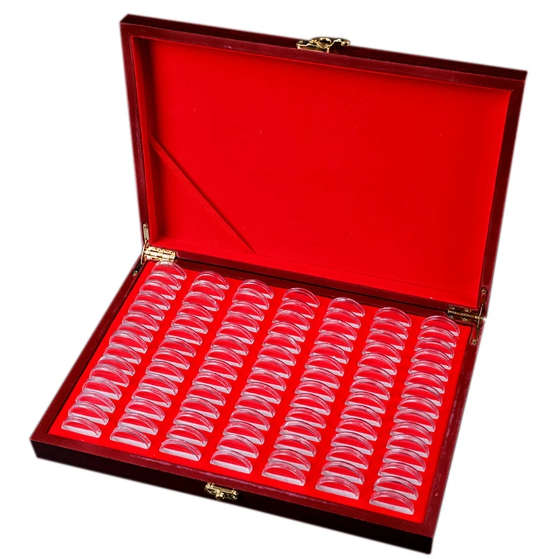 100Pcs Round Wood Coins Case Storage Holders Display Wooden Commemorative Collection Box Home Decoration
100Pcs Round Wood Coins Case Storage Holders Display Wooden Commemorative Collection Box Home Decoration