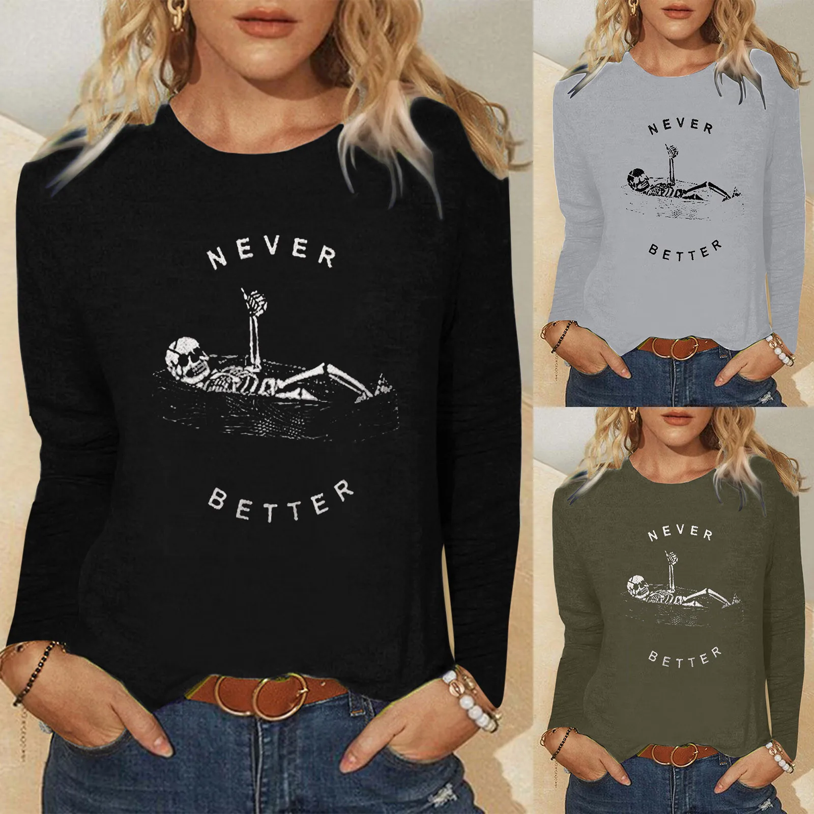 Women Casual Printing Daily Shirts Round Neck Long Sleeve T Thick Shirt Women Long Sleeve Pocket Shirt Long Sleeve Work Shirt
Women Casual Printing Daily Shirts Round Neck Long Sleeve T Thick Shirt Women Long Sleeve Pocket Shirt Long Sleeve Work Shirt