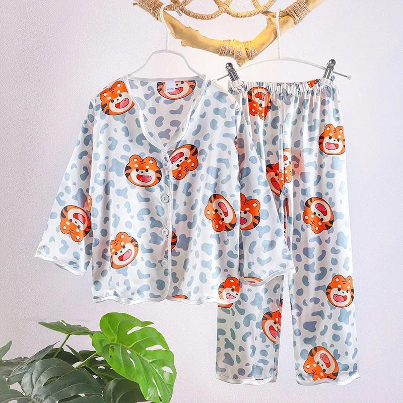 Children Cartoon Pajamas Sets Long Sleeve Girls' Home Wear Clothes Spring Baby Boys' Pajamas 2-12Y Kids Sleep Wear Clothes Set
Children Cartoon Pajamas Sets Long Sleeve Girls' Home Wear Clothes Spring Baby Boys' Pajamas 2-12Y Kids Sleep Wear Clothes Set