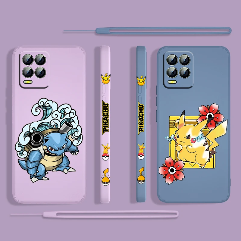 Anime Pikachu Cool For OPPO Realme 50i 50A 9i 8i 8 6 Pro Find X3 Lite NEO GT Master A9 A5 Liquid Left Rope Phone Case Capa Cover
Anime Pikachu Cool For OPPO Realme 50i 50A 9i 8i 8 6 Pro Find X3 Lite NEO GT Master A9 A5 Liquid Left Rope Phone Case Capa Cover
