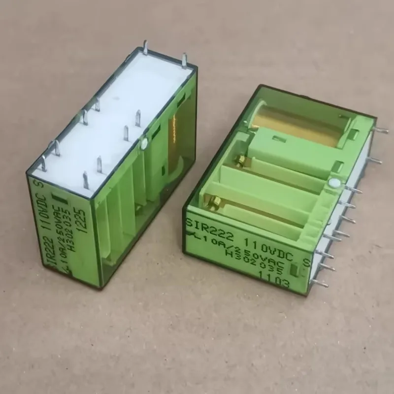 (Б/у) 1 шт./лот 100% оригинальное реле: SIR222 110 В постоянного тока SIR422 реле безопасности