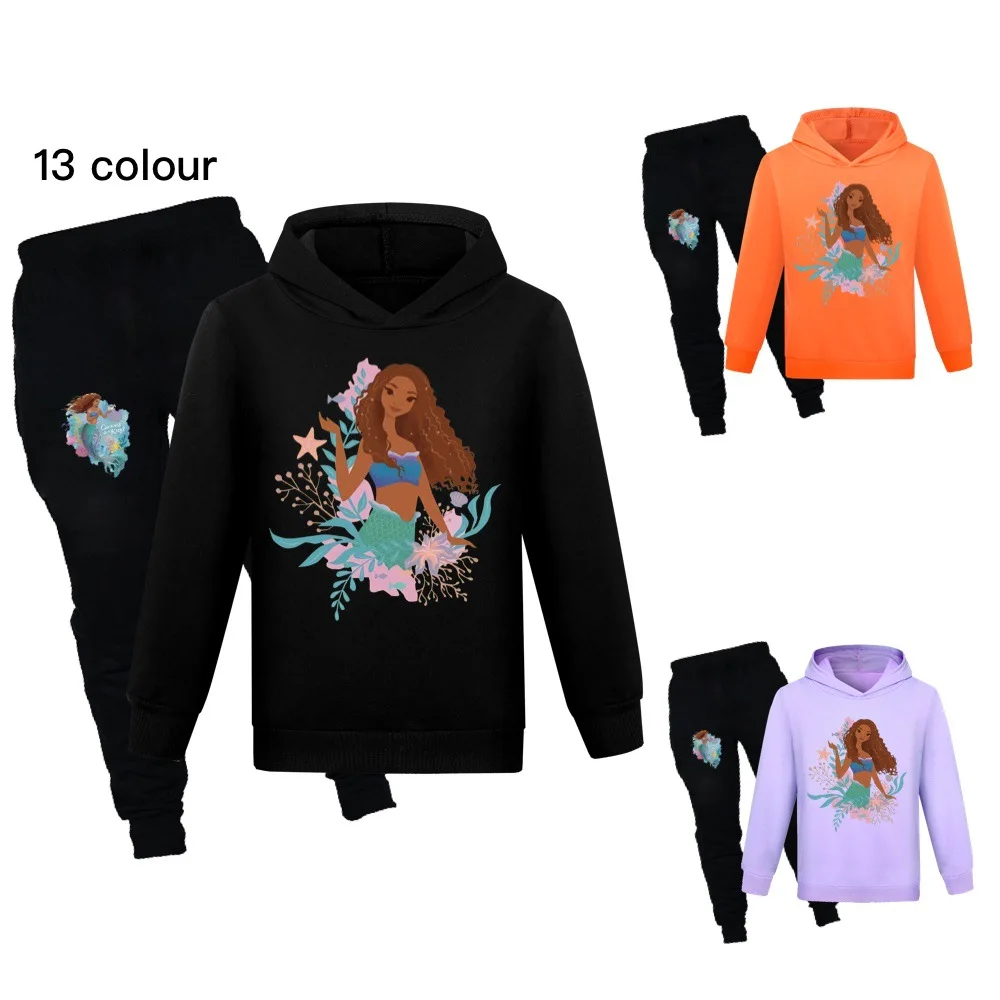The Little Mermaid Kids Pullover Hoodies+Pants 2pcs Sets Boys Cartoon Sportsuit Toddler Girls Outfits Children Tracksuits
The Little Mermaid Kids Pullover Hoodies+Pants 2pcs Sets Boys Cartoon Sportsuit Toddler Girls Outfits Children Tracksuits