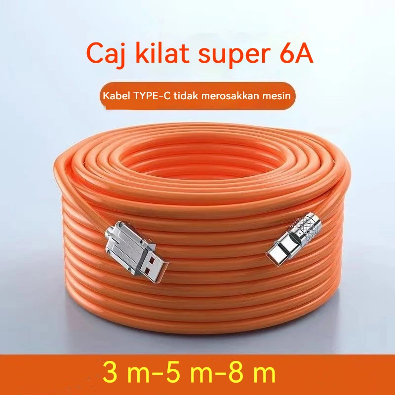 6A USB Type-C Cable Fast Charging Extended Cable for Xiaomi Huawei Quick Charge Usb Type C Fast Charger Wire Super Long 3/5/8M
6A USB Type-C Cable Fast Charging Extended Cable for Xiaomi Huawei Quick Charge Usb Type C Fast Charger Wire Super Long 3/5/8M