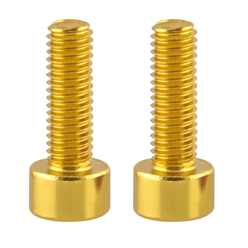 M5 Bottle Cage Screw 2pcs 6061 Aluminum Alloy Bike Bright Color Gravel MTB Road 19.5*14.5*8.4mm Size Brand New
M5 Bottle Cage Screw 2pcs 6061 Aluminum Alloy Bike Bright Color Gravel MTB Road 19.5*14.5*8.4mm Size Brand New