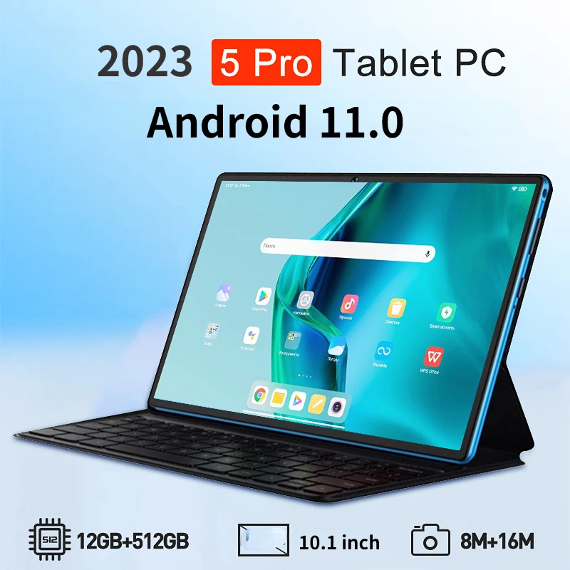 2023 New 10.1 inch Screen Global Tablet Android 11.0 12GB RAM 512GB ROM Tablette PC 4G Dual SIM Card Or WIFI TABL
2023 New 10.1 inch Screen Global Tablet Android 11.0 12GB RAM 512GB ROM Tablette PC 4G Dual SIM Card Or WIFI TABL