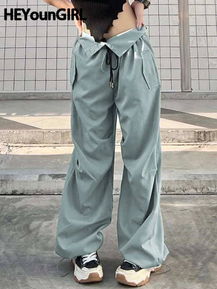 Повседневные спортивные брюки HEYounGIRL с заниженной талией, стильные широкие брюки в Корейском стиле, в стиле хип-хоп, уличная одежда, штаны дл...
Повседневные спортивные брюки HEYounGIRL с заниженной талией, стильные широкие брюки в Корейском стиле, в стиле хип-хоп, уличная одежда, штаны дл...
