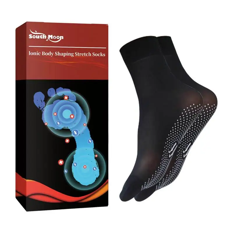 

Термотерапевтические носки для массажа ног, турмалины для похудения, оздоровительные носки для облегчения дискомфорта, турмалиновые волокна, мягкие и дышащие