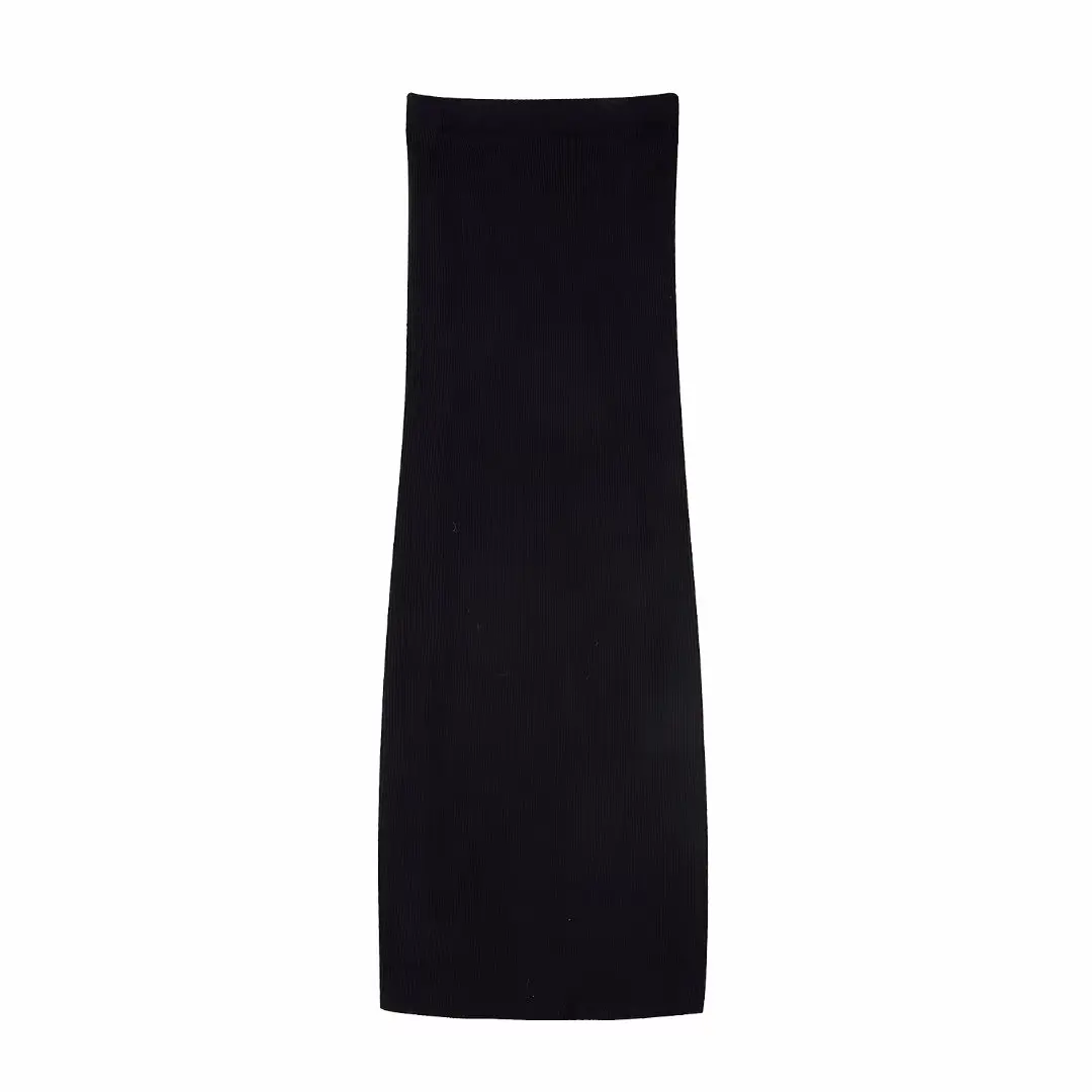 Women 2022 Fashion Back Vent Ribbed Knit Skirt Vintage High Waist With Elastic Waistband Female Skirts Mujer
Women 2022 Fashion Back Vent Ribbed Knit Skirt Vintage High Waist With Elastic Waistband Female Skirts Mujer