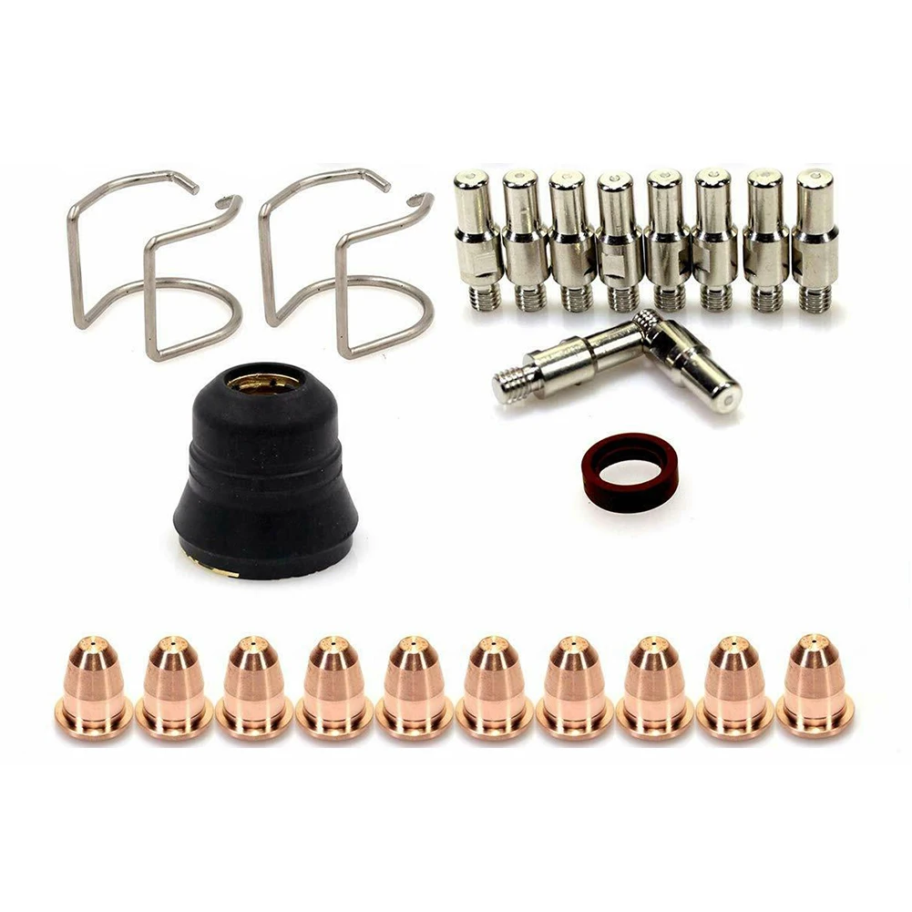 24pcs Plasma Cutter Set For Chicago Electric 95539 95413 60767 95136 (Tip 0.8mm)Plasma Cutters Tool Part
24pcs Plasma Cutter Set For Chicago Electric 95539 95413 60767 95136 (Tip 0.8mm)Plasma Cutters Tool Part
