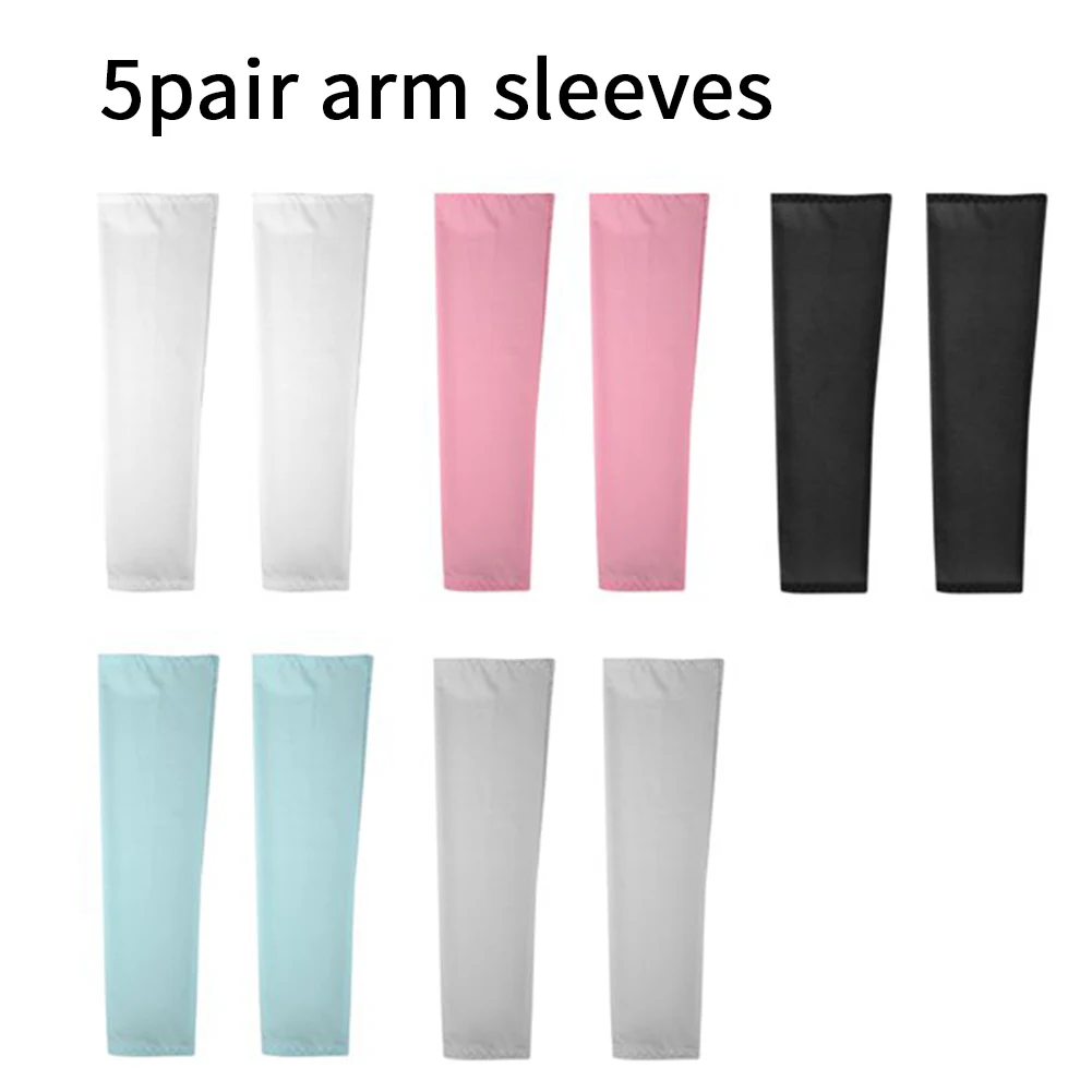5pairs Sun Protection Men Women Soft Ultra Thin Cooling Arm Sleeves Outdoor Sports Long Solid Fishing High Elastic Breathable
5pairs Sun Protection Men Women Soft Ultra Thin Cooling Arm Sleeves Outdoor Sports Long Solid Fishing High Elastic Breathable