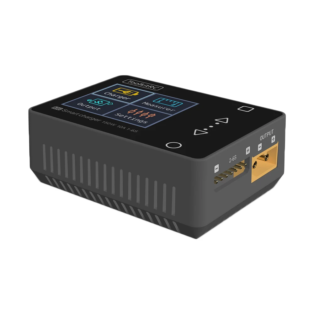 Toolkitrc M6 V2 Battery Balance Charger 150W 10A DC Output Power Adapter for 1-6S Lipo LiHV Life Lion NiMh Pb Cell Checker
Toolkitrc M6 V2 Battery Balance Charger 150W 10A DC Output Power Adapter for 1-6S Lipo LiHV Life Lion NiMh Pb Cell Checker
