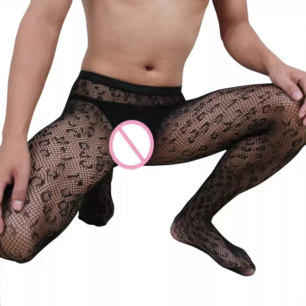 Sexy Men Sissy Pantyhose Lace Fishnet Body Stockings Mesh Tights Underwear Ultra-thin Transparent Pants Seduction Erotic Wear
Sexy Men Sissy Pantyhose Lace Fishnet Body Stockings Mesh Tights Underwear Ultra-thin Transparent Pants Seduction Erotic Wear