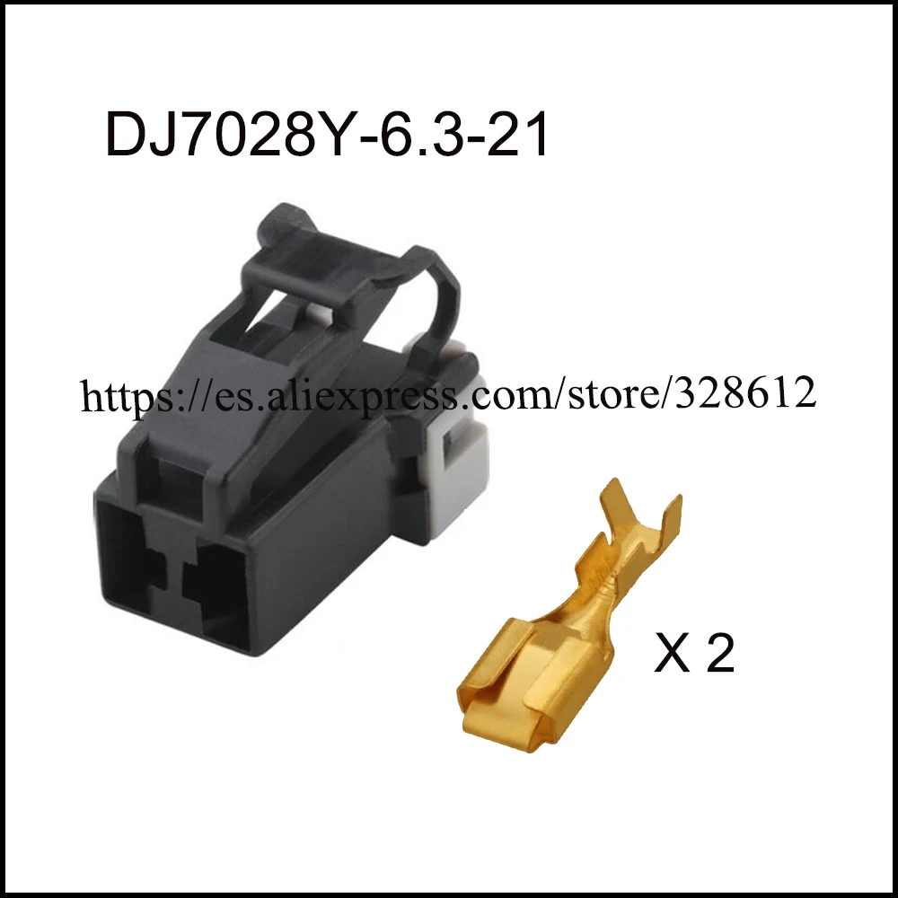 100SET 7123-6023-30 car wire male cable Waterproof 2 pin connector automotive Plug socket include terminal seal DJ7028Y-6.3-21 
100SET 7123-6023-30 car wire male cable Waterproof 2 pin connector automotive Plug socket include terminal seal DJ7028Y-6.3-21