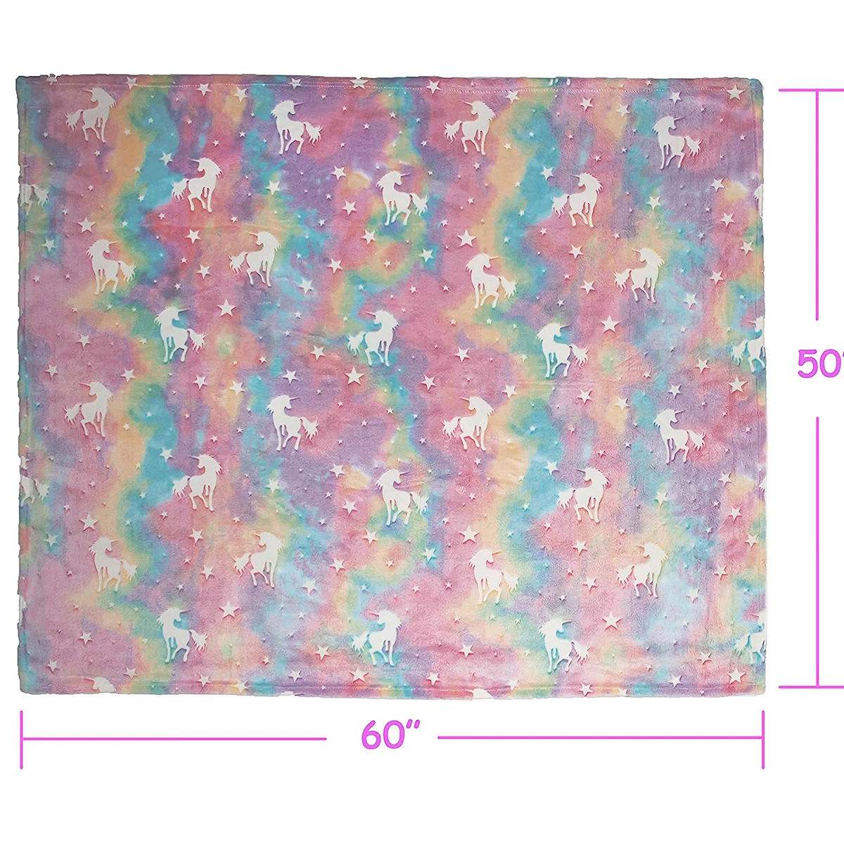 Glow in The Dark Throw Blanket Fluorescent Flannel Blanket with Glowing Unicorn and Stars Soft Plush Blanket for Bed Sofa Couch
Glow in The Dark Throw Blanket Fluorescent Flannel Blanket with Glowing Unicorn and Stars Soft Plush Blanket for Bed Sofa Couch