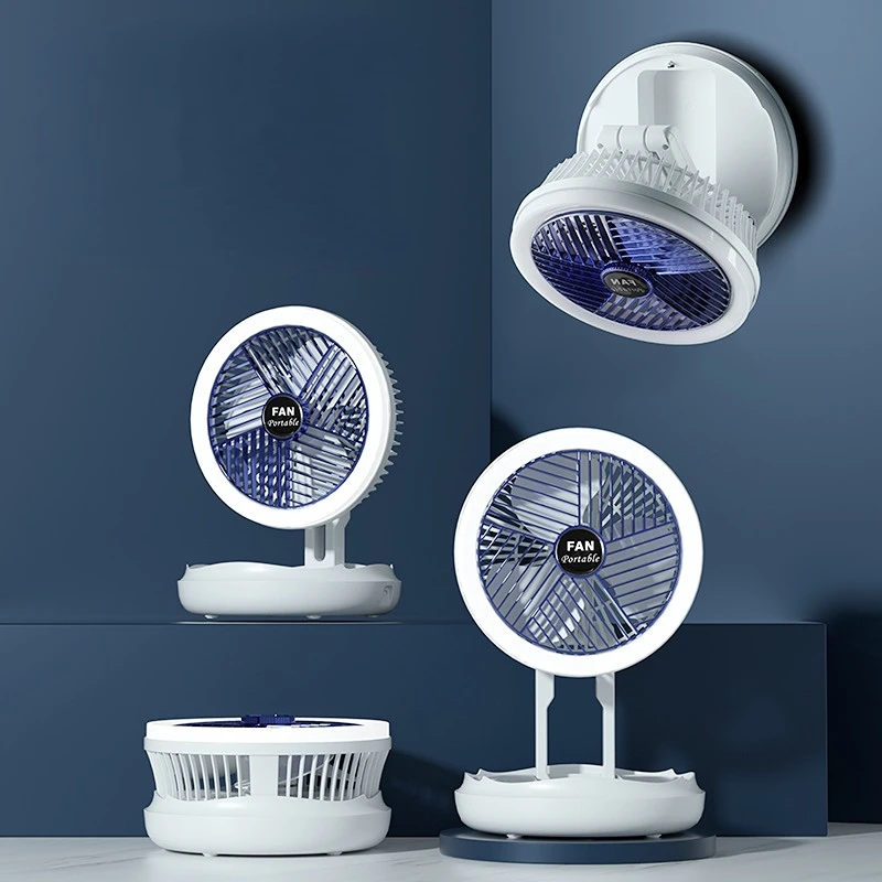 Foldable Table Small Fan USB Charging Wall Mounted Hanging Ceiling Fan with LED Light 4 Speed Adjustable For Home Rooman
Foldable Table Small Fan USB Charging Wall Mounted Hanging Ceiling Fan with LED Light 4 Speed Adjustable For Home Rooman