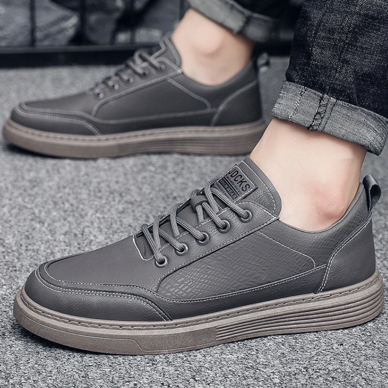 Casual Sneakers for Men Waterproof Lace Up Round Head Flat Shoes Lightweight Non-slip Walking Trainers Zapatillas De Deporte
Casual Sneakers for Men Waterproof Lace Up Round Head Flat Shoes Lightweight Non-slip Walking Trainers Zapatillas De Deporte
