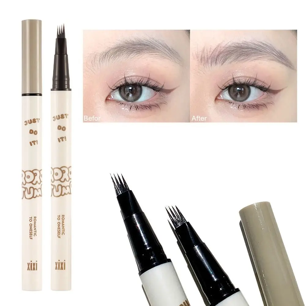 Waterproof 4 Points Fork Tip Eyebrow Pencil Eyebrow Enhancers Non-smudge Liquid Eyebrow Tattoo Pen Long Lasting Black Brown
Waterproof 4 Points Fork Tip Eyebrow Pencil Eyebrow Enhancers Non-smudge Liquid Eyebrow Tattoo Pen Long Lasting Black Brown
