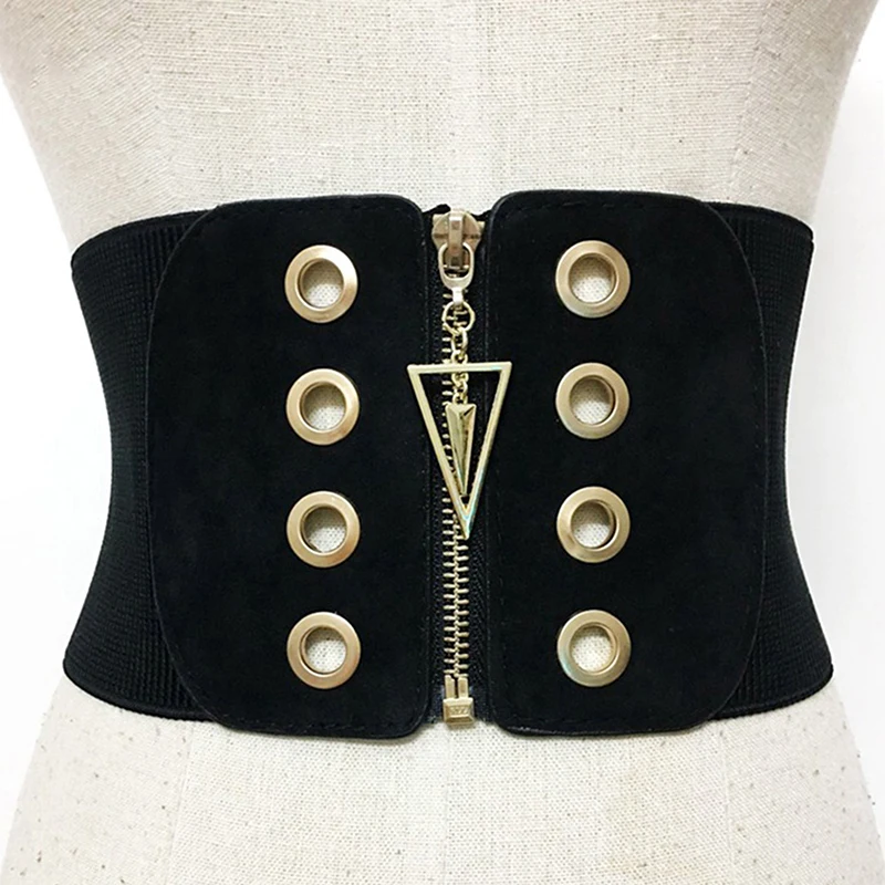 Women Ultra Wide Corset Belt Female Fashion Slim Black Elastic Body Style High Waist Dress Stretch Belts For Woman Waistband
Women Ultra Wide Corset Belt Female Fashion Slim Black Elastic Body Style High Waist Dress Stretch Belts For Woman Waistband