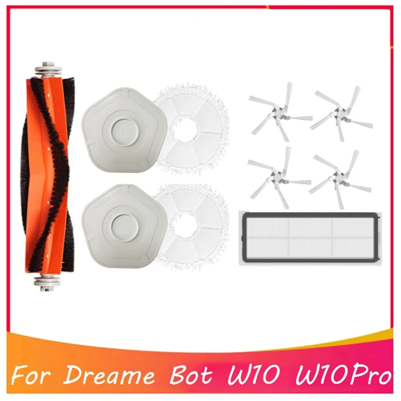 10Pcs Replacement Part For Xiaomi Dreame W10/W10 Pro Robot Vacuum Cleaner Washable Main Side Brush Mop Cloth Filter
10Pcs Replacement Part For Xiaomi Dreame W10/W10 Pro Robot Vacuum Cleaner Washable Main Side Brush Mop Cloth Filter