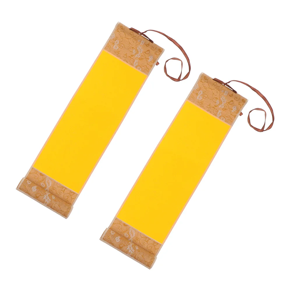 2Pcs Hanging Blank Scroll Chinese Calligraphy Paper Art Painting Wall Scroll
2Pcs Hanging Blank Scroll Chinese Calligraphy Paper Art Painting Wall Scroll