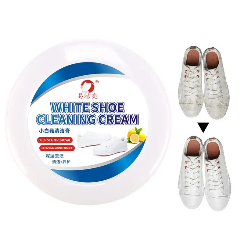 

Белый Очищающий крем для обуви 260 г, фотоотбеливающий Универсальный очищающий крем для обуви с фотографией, для обуви, кроссовок