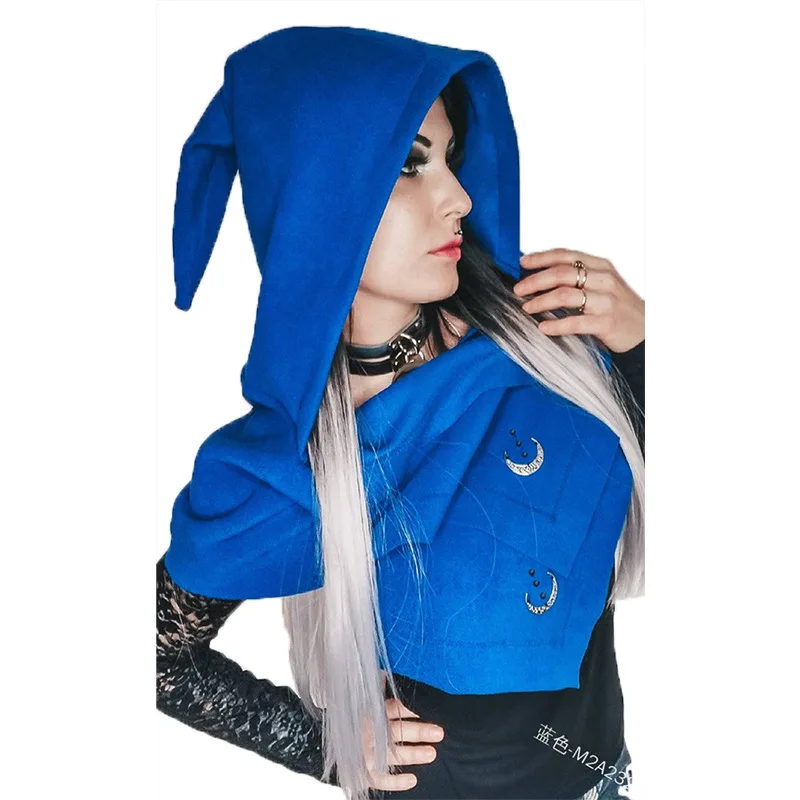 2022 Women Ladies Shawl Scarf Integrated Pointed Hat Fashion Solid Color Slim Fit Pullover Moon Print Hat
2022 Women Ladies Shawl Scarf Integrated Pointed Hat Fashion Solid Color Slim Fit Pullover Moon Print Hat