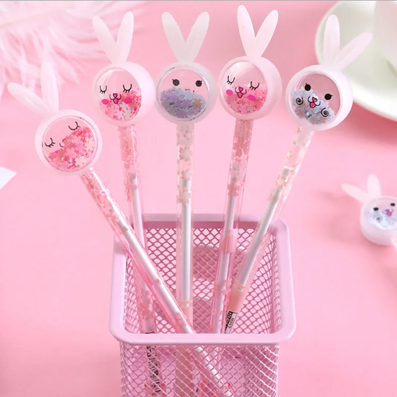 Creative Quicksand Style Gel Pen 0.38mm Cartoon Rabbit Candy Elk Sequin School Stationery Officel Supplies for Kids Girls Gifts
Creative Quicksand Style Gel Pen 0.38mm Cartoon Rabbit Candy Elk Sequin School Stationery Officel Supplies for Kids Girls Gifts