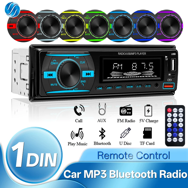 Автомагнитола Hippcron 1Din С Bluetooth, MP3-плеером, Цифровым FM-радио, AUX, USB, TF, 2.5-дюймовым Дисплеем, Пластик/металл
Автомагнитола Hippcron 1Din С Bluetooth, MP3-плеером, Цифровым FM-радио, AUX, USB, TF, 2.5-дюймовым Дисплеем, Пластик/металл