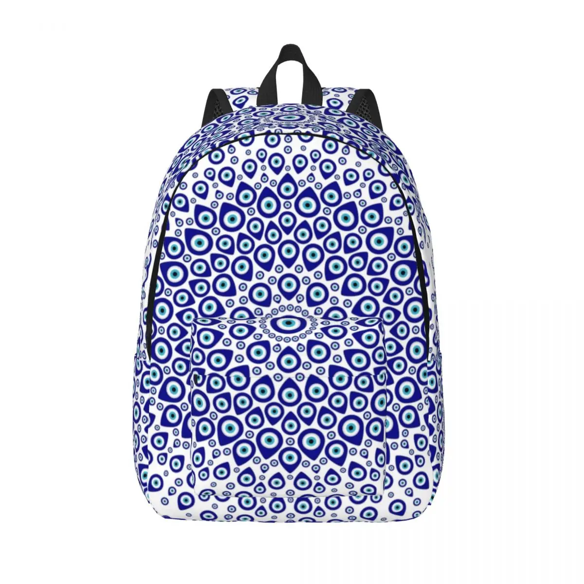 Customized Nazar Turkish Eye Circular Ornament Canvas Backpack Women Men Bookbag for College School Amulet Boho Hamsa Bags
Customized Nazar Turkish Eye Circular Ornament Canvas Backpack Women Men Bookbag for College School Amulet Boho Hamsa Bags