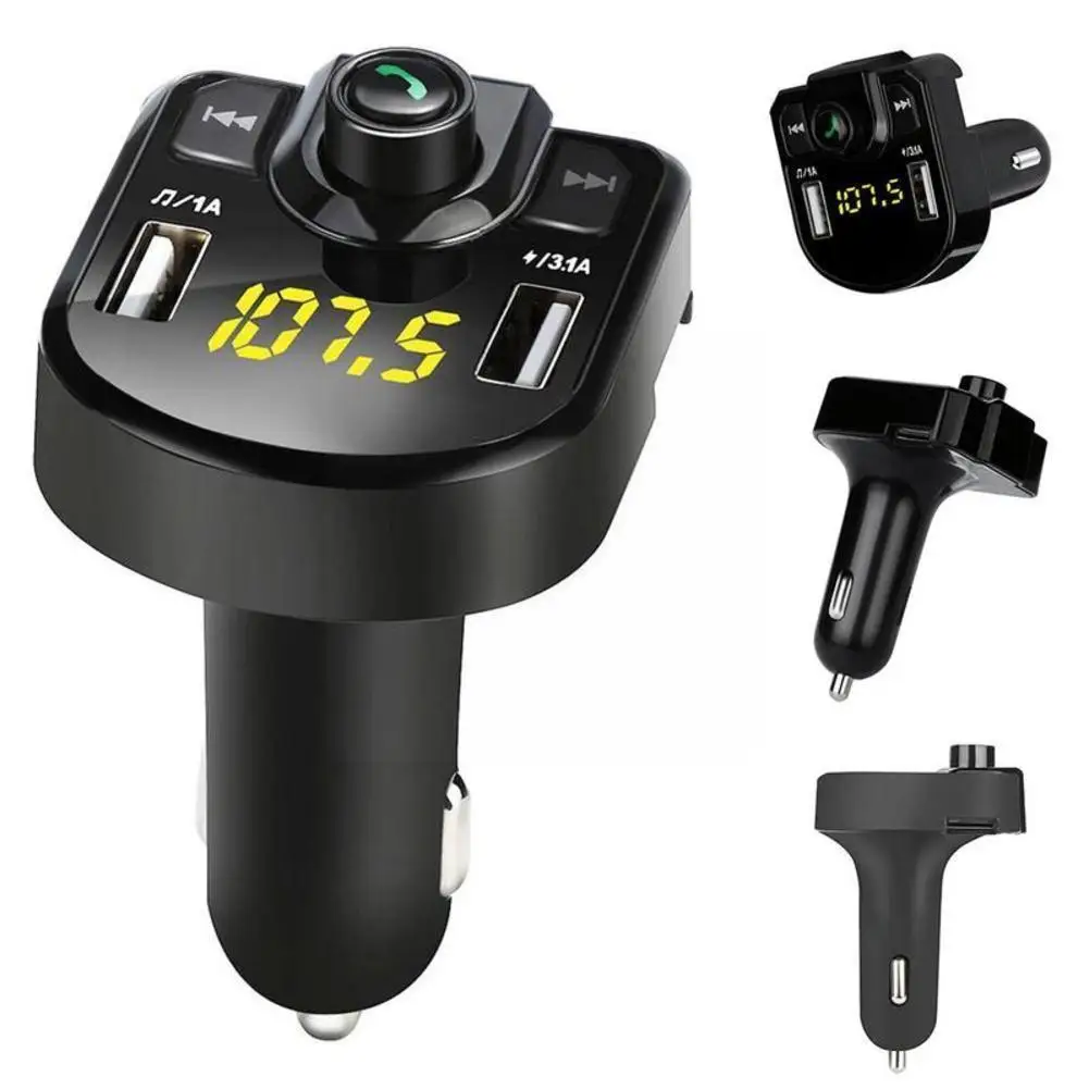 LED Display Battery Voltage 4.1A Bluetooth Car Charger MP3 MP3 USB Dual / Player Port Music Transmitter Phone FM WMA Kit / V8X3
LED Display Battery Voltage 4.1A Bluetooth Car Charger MP3 MP3 USB Dual / Player Port Music Transmitter Phone FM WMA Kit / V8X3