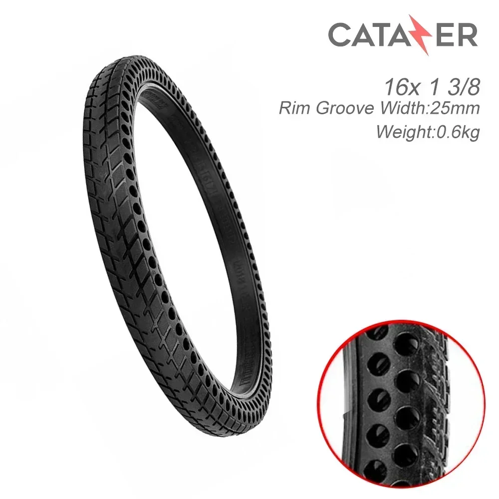 16 Inch Non-pneumatic Airless Ever Tire Perforated Shock Absorbing Tyre Explosion-Proof Solid Tires Bicycle Tires
16 Inch Non-pneumatic Airless Ever Tire Perforated Shock Absorbing Tyre Explosion-Proof Solid Tires Bicycle Tires