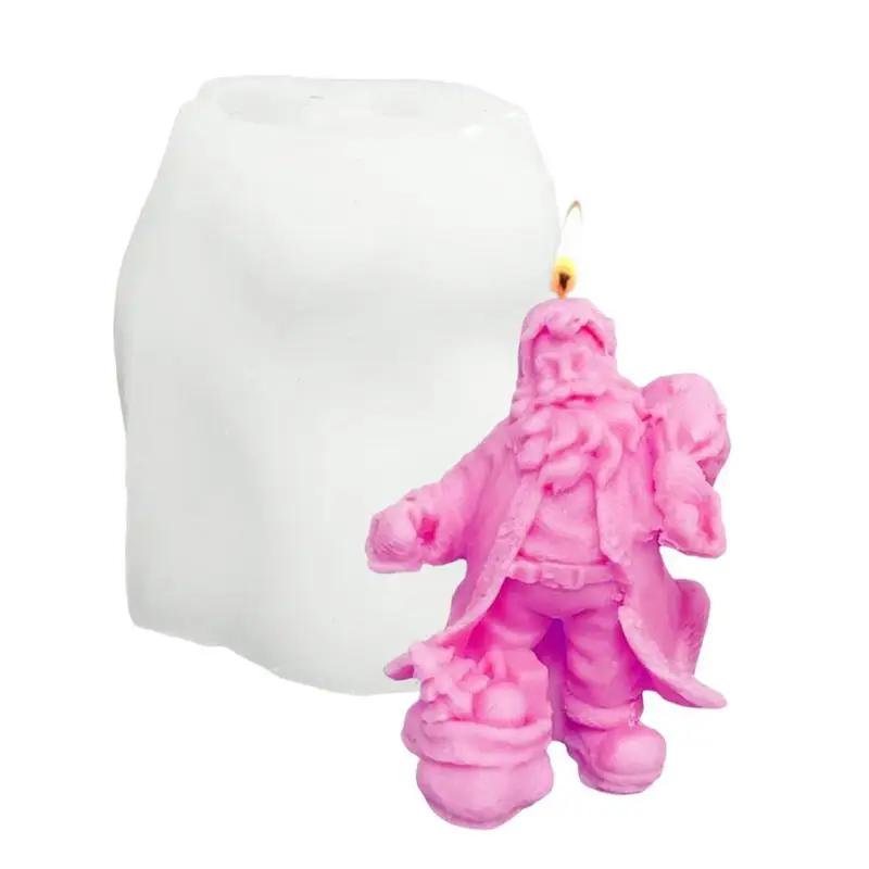 Santa Silicone Mold 3D Creative Christmas Candle Mold Handmade Soap Mold Epoxy Resin Casting Mould For Gypsum Aromatherapy
Santa Silicone Mold 3D Creative Christmas Candle Mold Handmade Soap Mold Epoxy Resin Casting Mould For Gypsum Aromatherapy