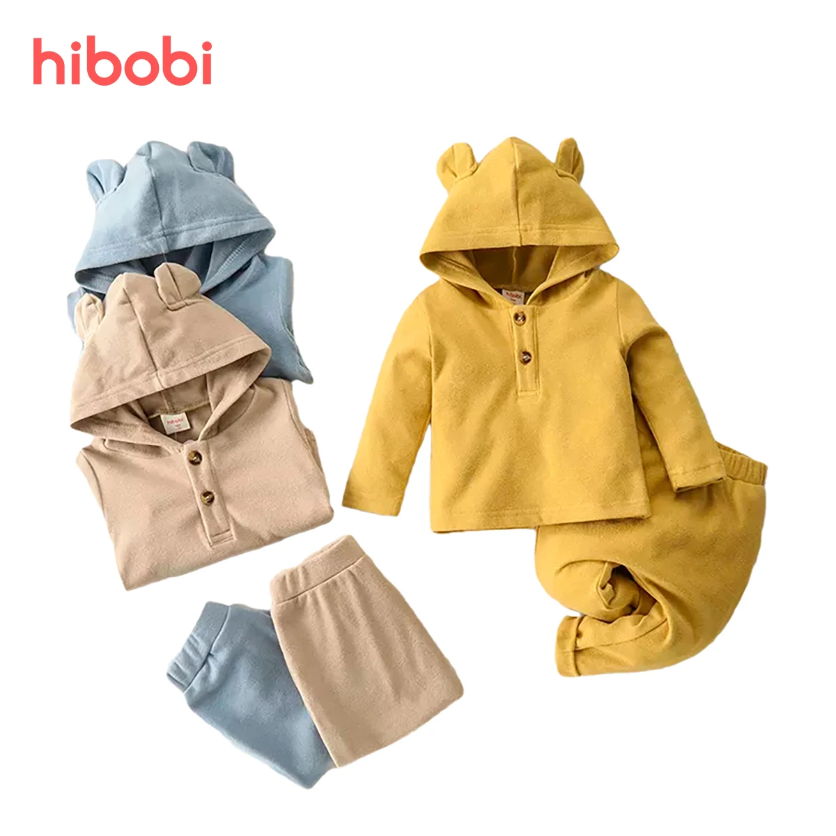 hibobi Baby Boy Solid Hooded Sweatshirt & Pants 2pcs Set Long Sleeve Baby Cotton Infant Outfit Boys Clothes for Spring Autumn
hibobi Baby Boy Solid Hooded Sweatshirt & Pants 2pcs Set Long Sleeve Baby Cotton Infant Outfit Boys Clothes for Spring Autumn