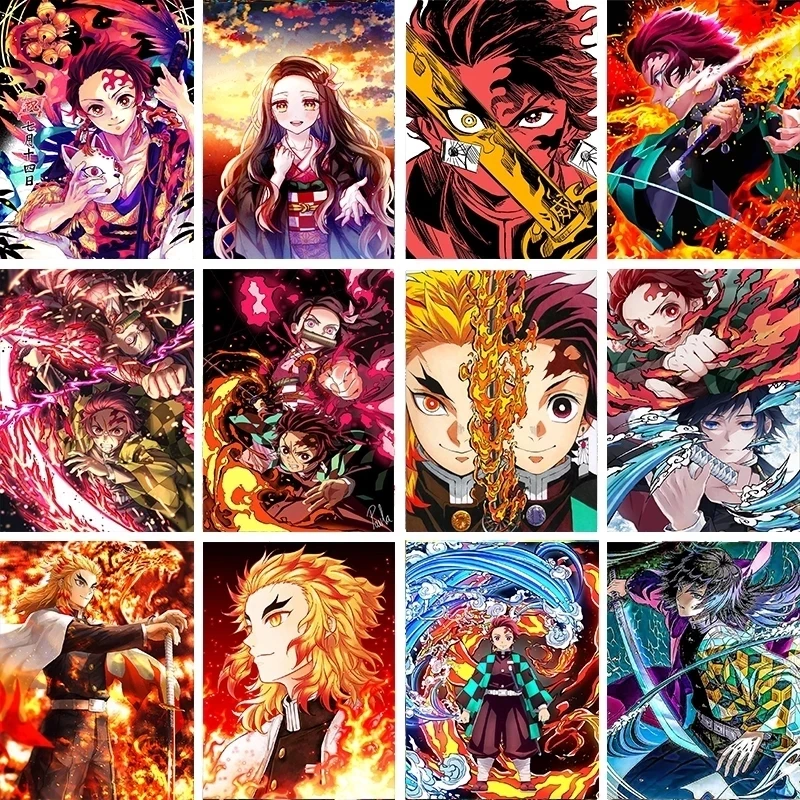 Anime Canvas Printed Demon Slayer Picture Wall Art Paintings By Numbers Home Decoration Module Poster For Living Room No Frame
Anime Canvas Printed Demon Slayer Picture Wall Art Paintings By Numbers Home Decoration Module Poster For Living Room No Frame
