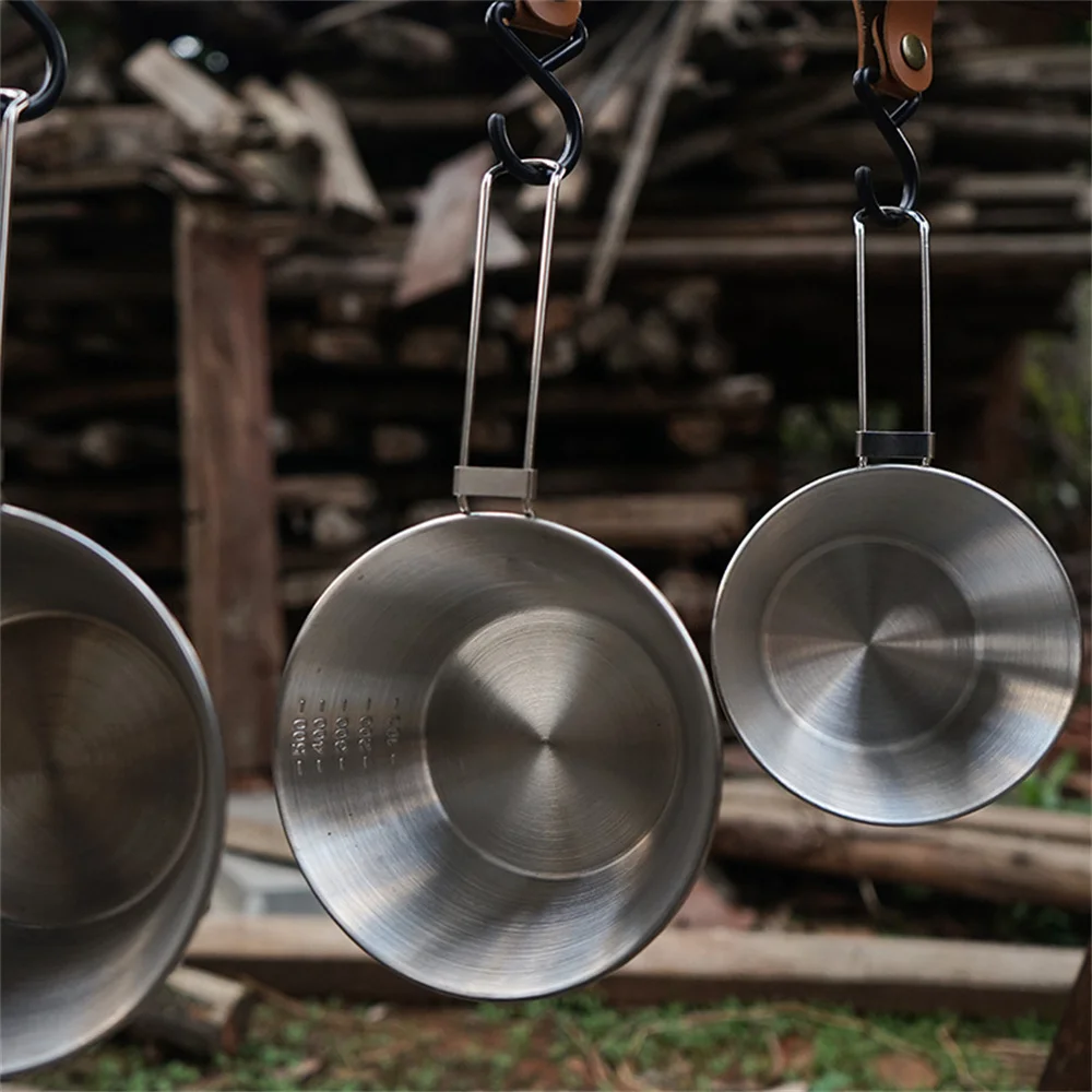 550ml 304 Stainless Steel Outdoor Folding Bowl Picnic Mini Pan Cup Bbq Mountaineering Camping Portable Heatable Cookware
550ml 304 Stainless Steel Outdoor Folding Bowl Picnic Mini Pan Cup Bbq Mountaineering Camping Portable Heatable Cookware
