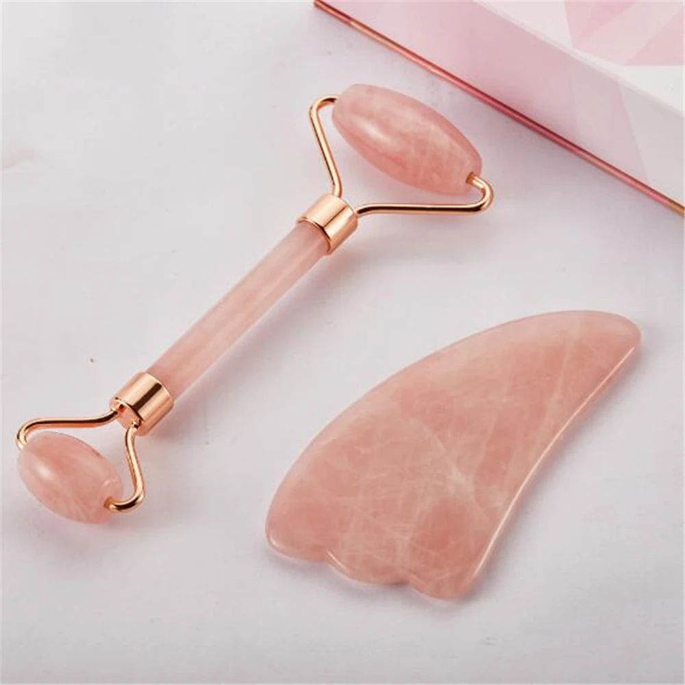 Rose Jade Facial Massage Roller Guasha Board Jade Massager Natural Stone Scraper for Face Neck Back Body Relax Slimming Tools
Rose Jade Facial Massage Roller Guasha Board Jade Massager Natural Stone Scraper for Face Neck Back Body Relax Slimming Tools