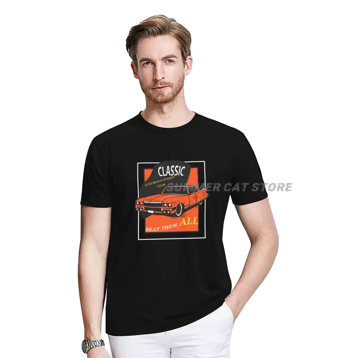 Men Women T-shirt Summer Cotton Retro Vintage Car O-neck Short-sleeved Couple Casual T-shirt
Men Women T-shirt Summer Cotton Retro Vintage Car O-neck Short-sleeved Couple Casual T-shirt