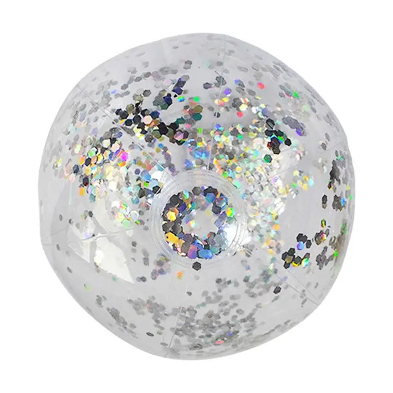 Надувной пляжный мяч, надувной пляжный мяч с блестками, Прозрачный блестящий мяч для бассейна, игрушка, складной дизайн, уличная игрушка-мяч 
Надувной пляжный мяч, надувной пляжный мяч с блестками, Прозрачный блестящий мяч для бассейна, игрушка, складной дизайн, уличная игрушка-мяч