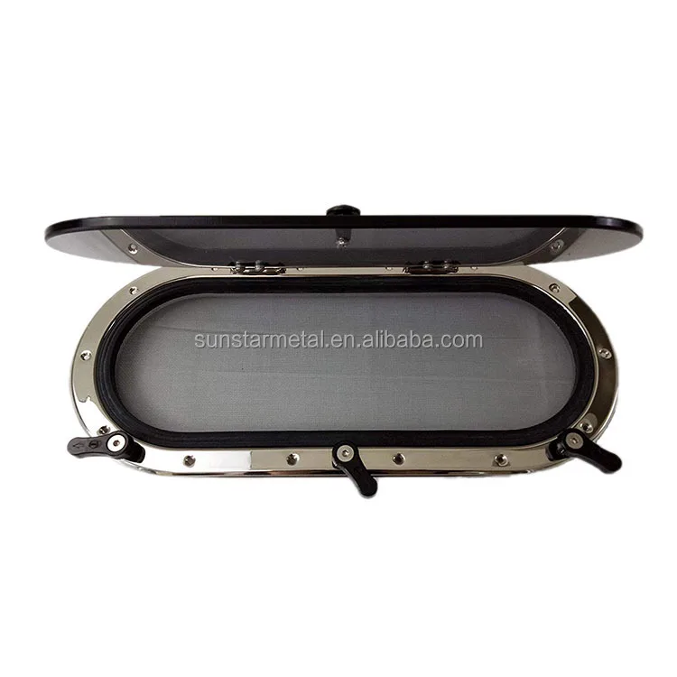 316L Stainless Steel Oval Opening Portlight Porthole Window Hatch for Marine Boat Yacht 
316L Stainless Steel Oval Opening Portlight Porthole Window Hatch for Marine Boat Yacht