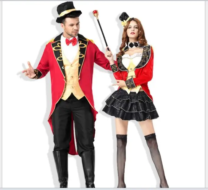Ladies Ringmaster Costume Adult Sexy Naughty Circus Ringleader Halloween Costumes for Women Fancy Dress
Ladies Ringmaster Costume Adult Sexy Naughty Circus Ringleader Halloween Costumes for Women Fancy Dress