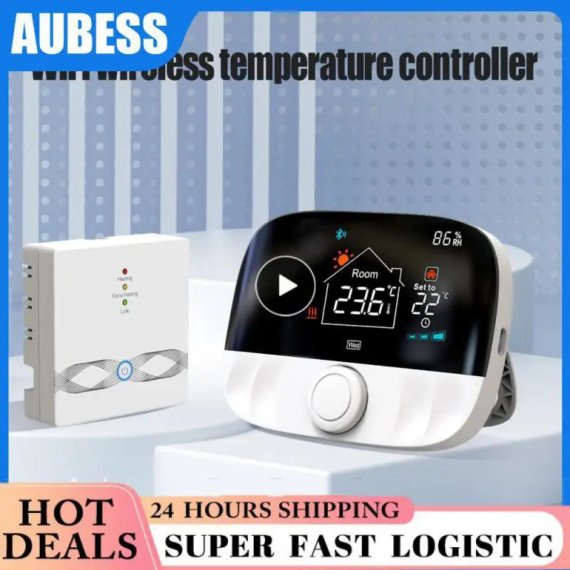 Tuya Wifi Temperature Controller For Gas Boiler Water Heating Wireless Thermostat Rf433 Programmable Control Smart Tuya
Tuya Wifi Temperature Controller For Gas Boiler Water Heating Wireless Thermostat Rf433 Programmable Control Smart Tuya