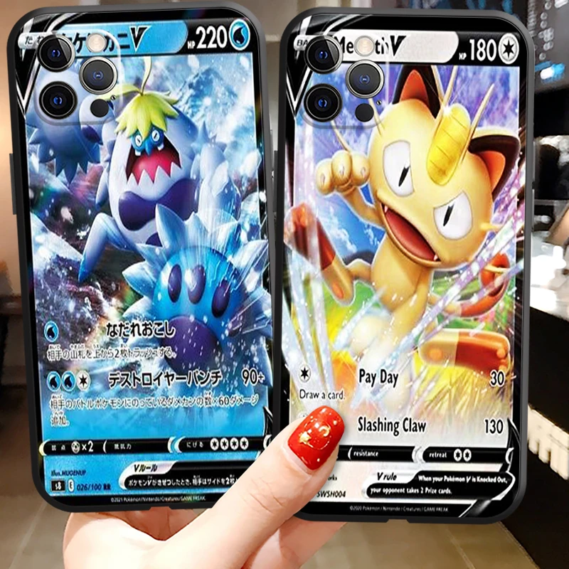 Pokémon Flash Card Phone Cases For iPhone 11 12 Pro MAX 6S 7 8 Plus XS MAX 12 13 Mini X XR SE 2020 Back Cover Carcasa Coque
Pokémon Flash Card Phone Cases For iPhone 11 12 Pro MAX 6S 7 8 Plus XS MAX 12 13 Mini X XR SE 2020 Back Cover Carcasa Coque